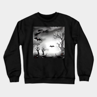 EERIE HALLOWEEN MOONRISE Crewneck Sweatshirt